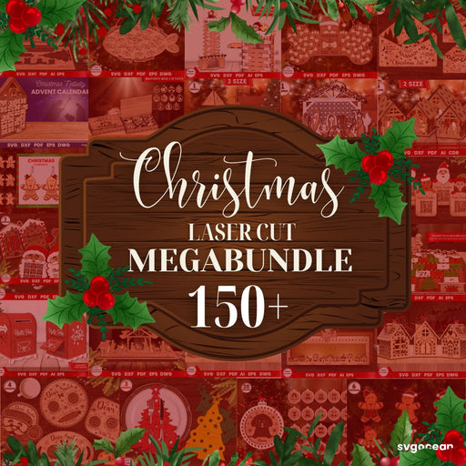 Christmas 2024 Laser Cut Mega Bundle -Svg Ocean