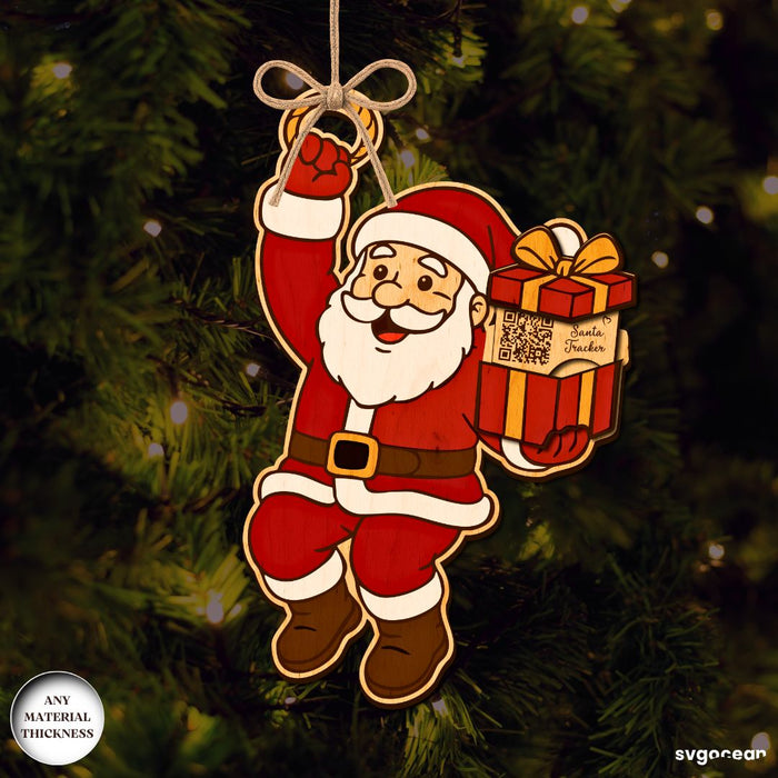 Santa Trackers Ornament Bundle - Svg Ocean