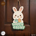 Happy Easter Bunny Door Sign Laser Cut - Svg Ocean