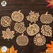 Autumn Leaves Coasters SVG Bundle - SvgOcean