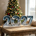 2027 Christmas Table Decor Laser Cut - Svg Ocean