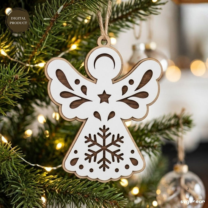 Nativity Angel Ornament SVG Bundle
 - Svg Ocean