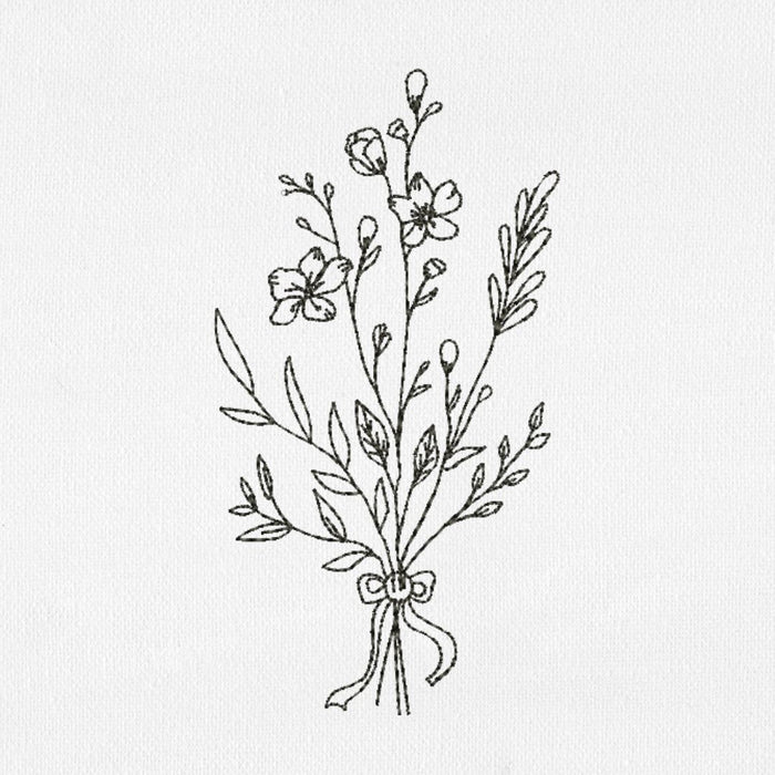 Wildflowers for Machine Embroidery - Svg Ocean