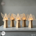 Christmas Angel Candle Stand SVG Bundle- Svg Ocean