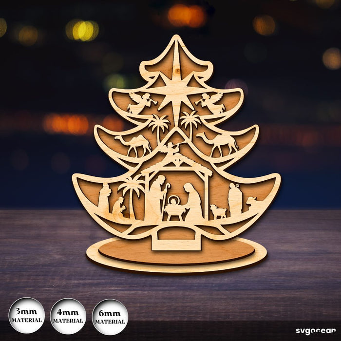 Christmas Tree Stands SVG Bundle - Svg Ocean