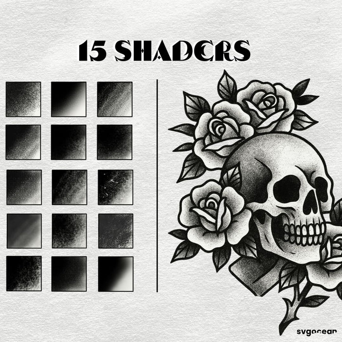 Procreate Tattoo Brushes - Svg Ocean