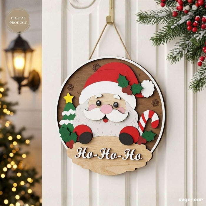Christmas Welcome Door Signs SVG Bundle - Svg Ocean