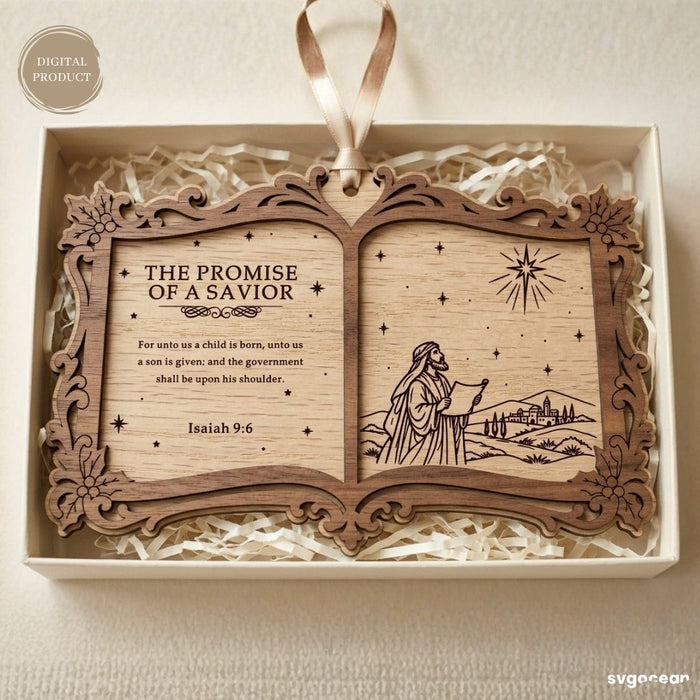 Bible Story Book Ornaments SVG Bundle
