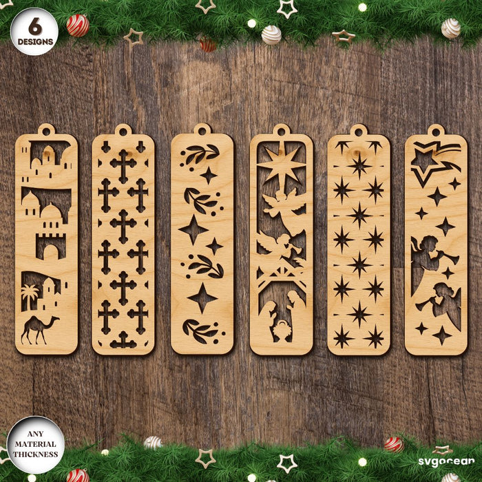 Nativity Bookmarks Laser Cut Bundle - Svg Ocean