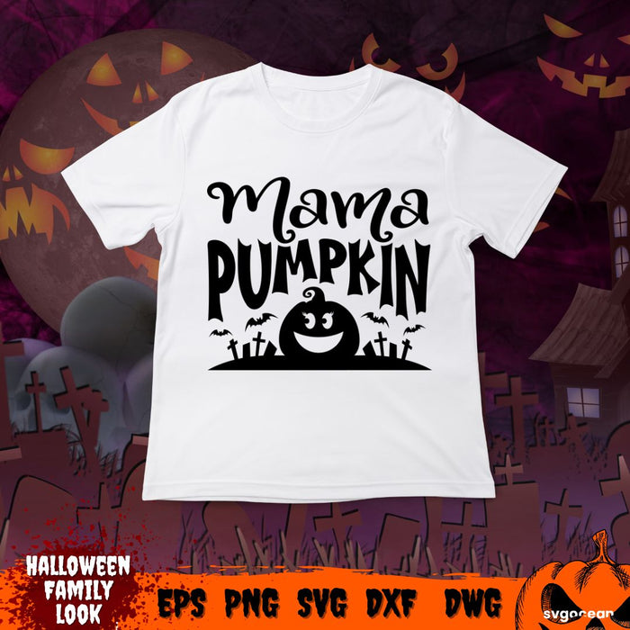 Halloween Pumpkin Family SVG Bundle - Svg Ocean