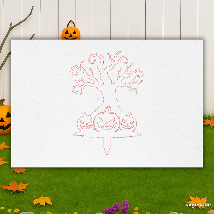 Halloween Garden Stakes Bundle - Svg Ocean