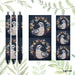 Bird Embroidery Pen Wraps Sublimation Bundle - svgocean