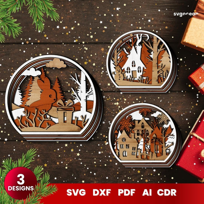 Christmas 2024 Laser Cut Mega Bundle -Svg Ocean