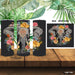 Embroidery Elephant Tumbler Wrap Sublimation - svgocean