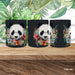 Embroidery Panda Mug Sublimation - svgocean