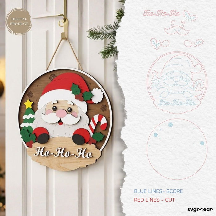 Christmas Welcome Door Signs SVG Bundle - Svg Ocean