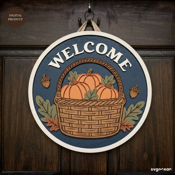 Fall Door Hanger Laser Cut Bundle - Svg Ocean