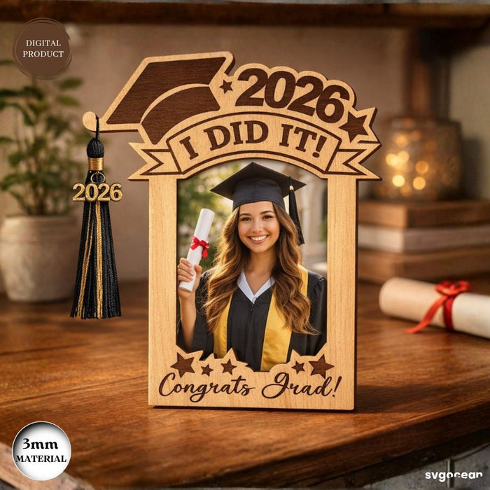 Graduation Photo Frames Bundle - Svg Ocean