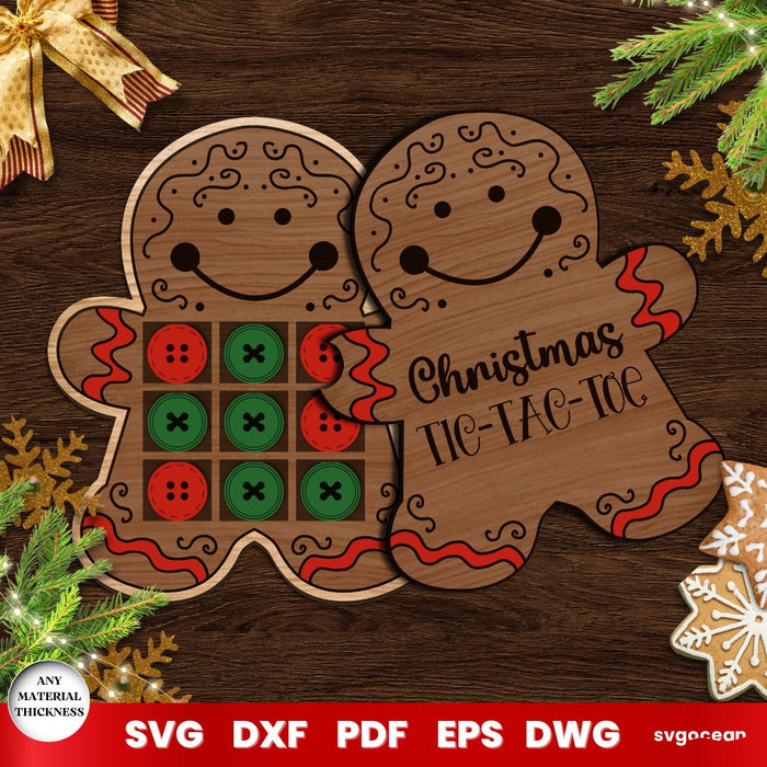 Christmas Tic Tac Toe Bundle - Svg Ocean