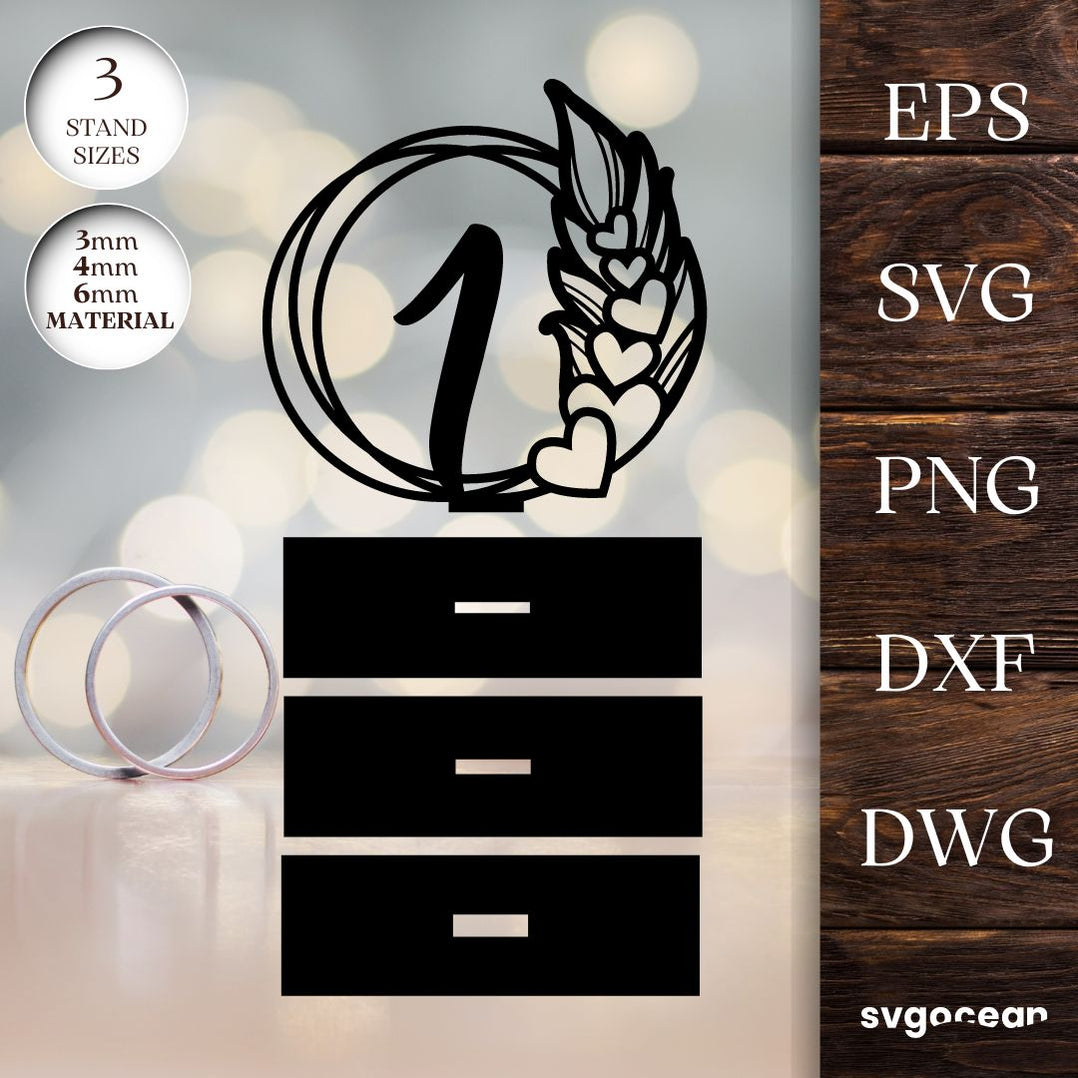 Feather Wedding Table Numbers SVG - Svg Ocean — svgocean