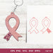 Cancer Awareness Keychains Laser Cut - Svg Ocean