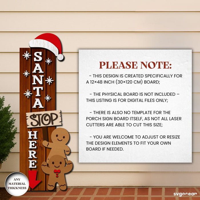 Christmas Porch Sign Laser Cut Bundle - Svg Ocean