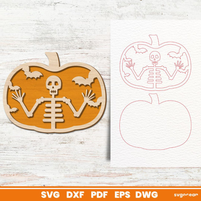 Halloween Pumpkins Laser Cut Bundle - Svg Ocean