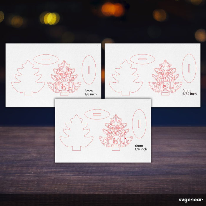 Christmas Tree Stands SVG Bundle - Svg Ocean