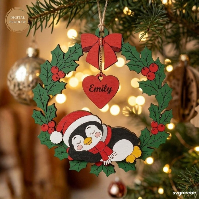 Personalized Christmas Ornaments SVG Bundle - Svg Ocean