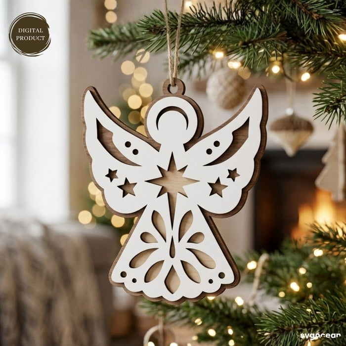 Nativity Angel Ornament SVG Bundle
 - Svg Ocean
