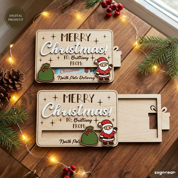 Christmas Card Holder SVG Bundle - Svg Ocean