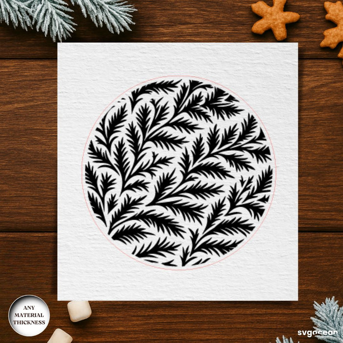 Frost Pattern Coffee Coasters SVG Bundle - Svg Ocean