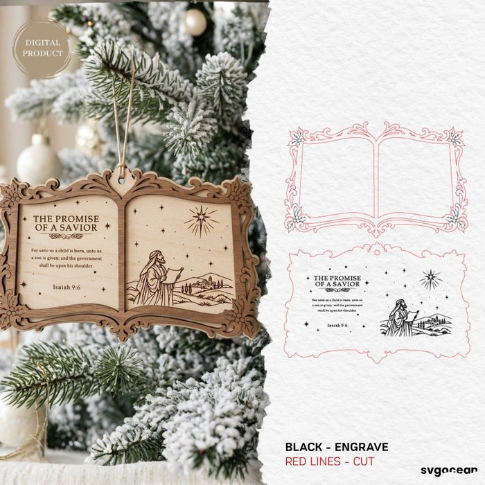 Bible Story Book Ornaments SVG Bundle - Svg Ocean