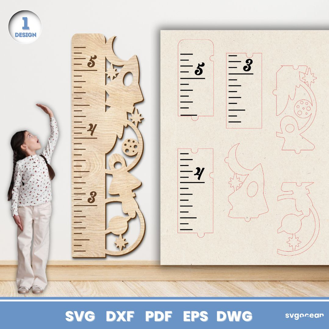Growth Chart Rulers Bundle - Svg Ocean — svgocean