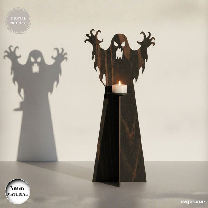 Halloween Candle Holder SVG Bundle - Svg Ocean