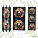 Embroidery Bear Pen Wrap - svgocean