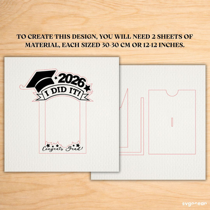 Graduation Photo Frames Bundle - Svg Ocean