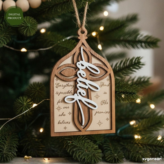Nativity Ornaments Laser Cut Bundle - Svg Ocean