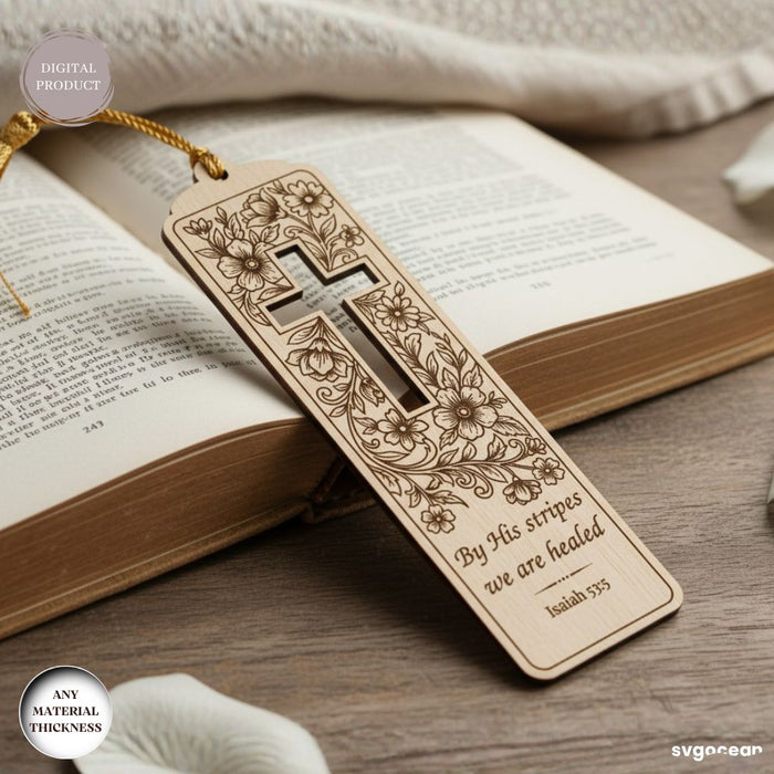 Christian Bookmarks Laser Cut Bundle - Svg Ocean