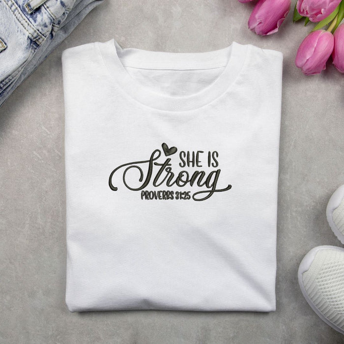 She Is Strong for Machine Embroidery- Svg Ocean