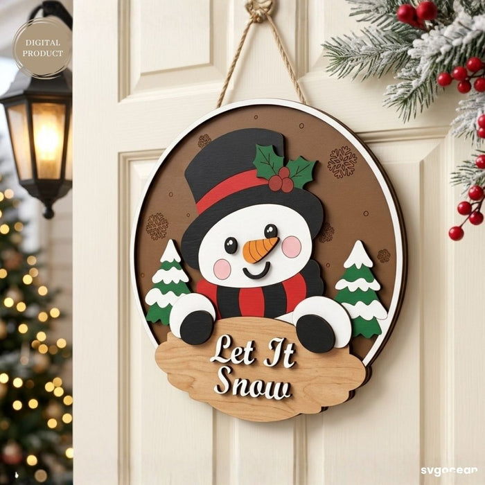 Christmas Welcome Door Signs SVG Bundle - Svg Ocean
