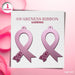 Cancer Awareness Earrings Laser Cut - Svg Ocean