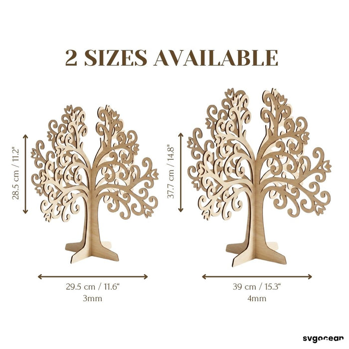 3D Family Tree Stand SVG Bundle - Svg Ocean
