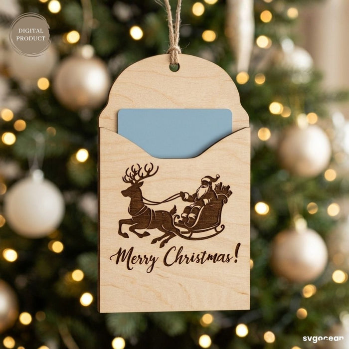Christmas Gift Card Holders SVG Bundle - Svg Ocean