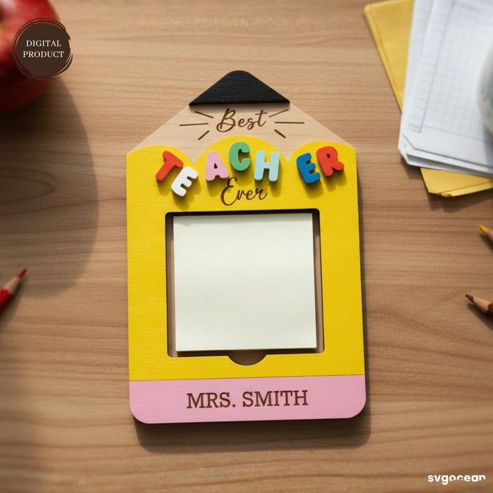 Sticky Note Pad Holder SVG Bundle - Svg Ocean