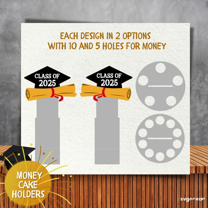 Graduation Money Cake - Svg Ocean