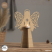 Christmas Angel Candle Stand SVG Bundle- Svg Ocean