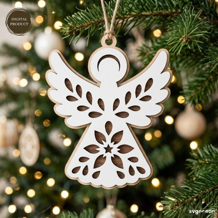 Nativity Angel Ornament SVG Bundle
 - Svg Ocean