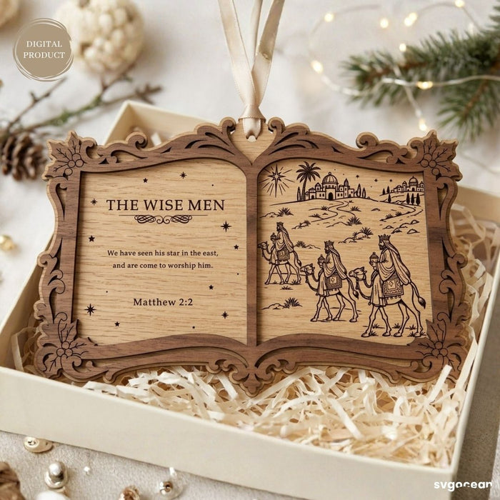 Bible Story Book Ornaments SVG Bundle - Svg Ocean