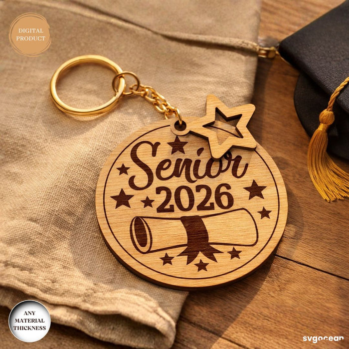 Graduation 2026 Keychain SVG Bundle - Svg Ocean